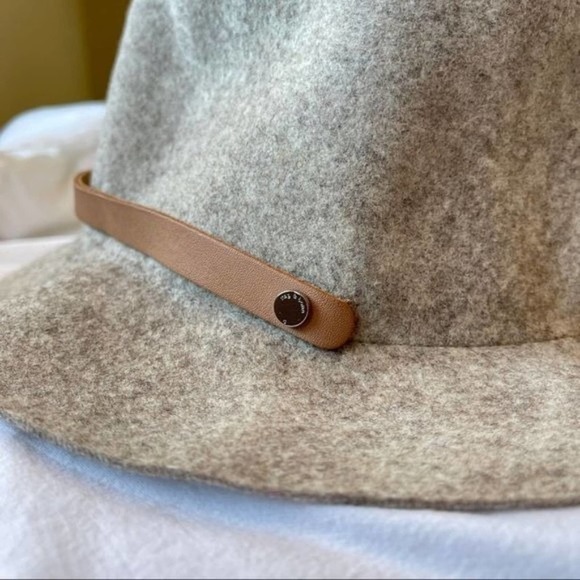 Rag & Bone Abbott Fedora Packable Gray Tan Size Small includes tags and case main image 10
